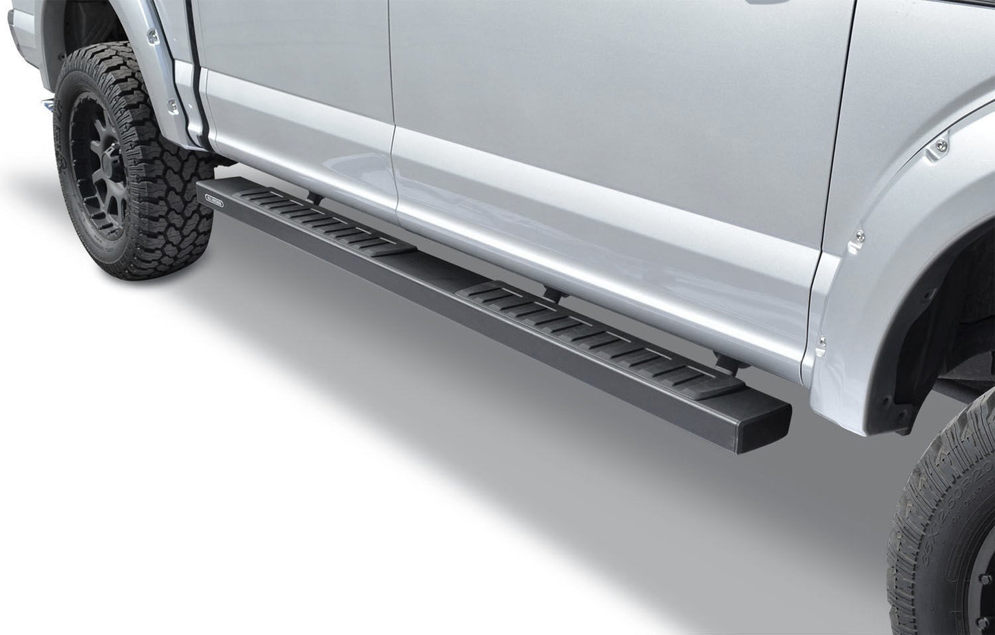 6 Inch OE Xtreme II SideSteps With Mounting Bracket Kit Textured Black 2015-2026 Ford F-150/ F-250/F-350 Crew Cab Go Rhino