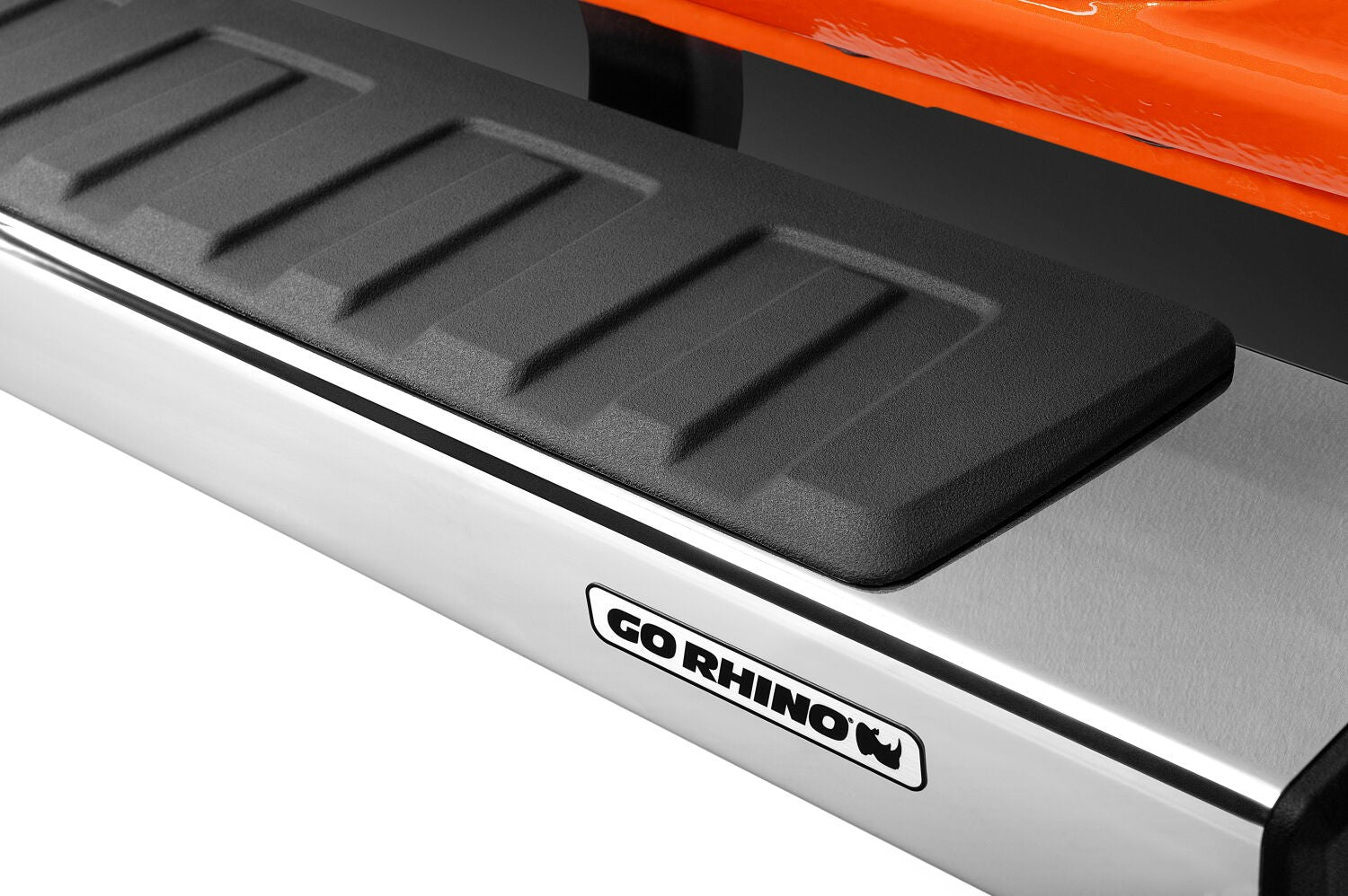6 Inch OE Xtreme II Side Steps with Mounting Brackets Kit Polished Stainless Steel 2024-2026 Toyota Tacoma Go Rhino
