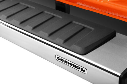 6 Inch OE Xtreme II Side Steps with Mounting Brackets Kit Polished Stainless Steel 2024-2026 Toyota Tacoma Go Rhino