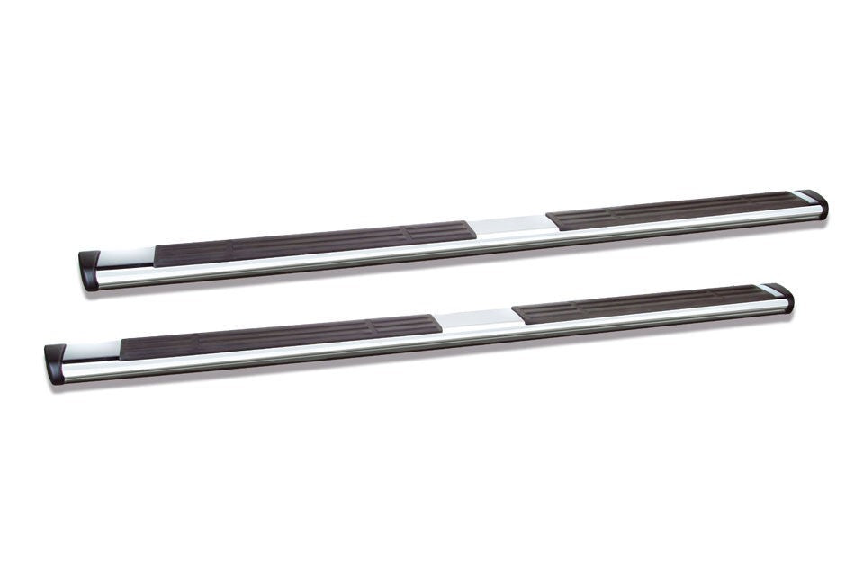 6 Inch OE Xtreme SideSteps With Mounting Bracket Kit Polished Stainless Steel 2015-2026 Ford F-150/ F-250/F-350 Crew Cab Go Rhino