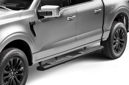 6 Inch OE Xtreme SideSteps With Mounting Bracket Kit Textured Black 2015-2026 Ford F-150/ F-250/F-350 Crew CabGo Rhino