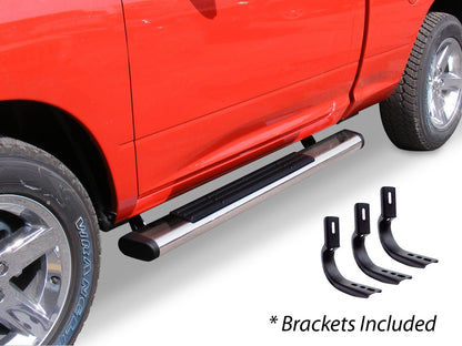 6 Inch OE Xtreme SideSteps With Mounting Bracket Kit Polished Stainless Steel 1999-2016 Ford F-250/F-350 Go Rhino