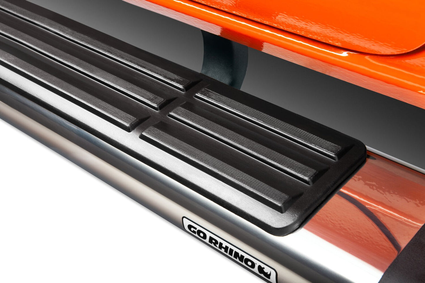 6 Inch OE Xtreme SideSteps With Mounting Bracket Kit Polished Stainless Steel 1999-2016 Ford F-250/F-350 Go Rhino