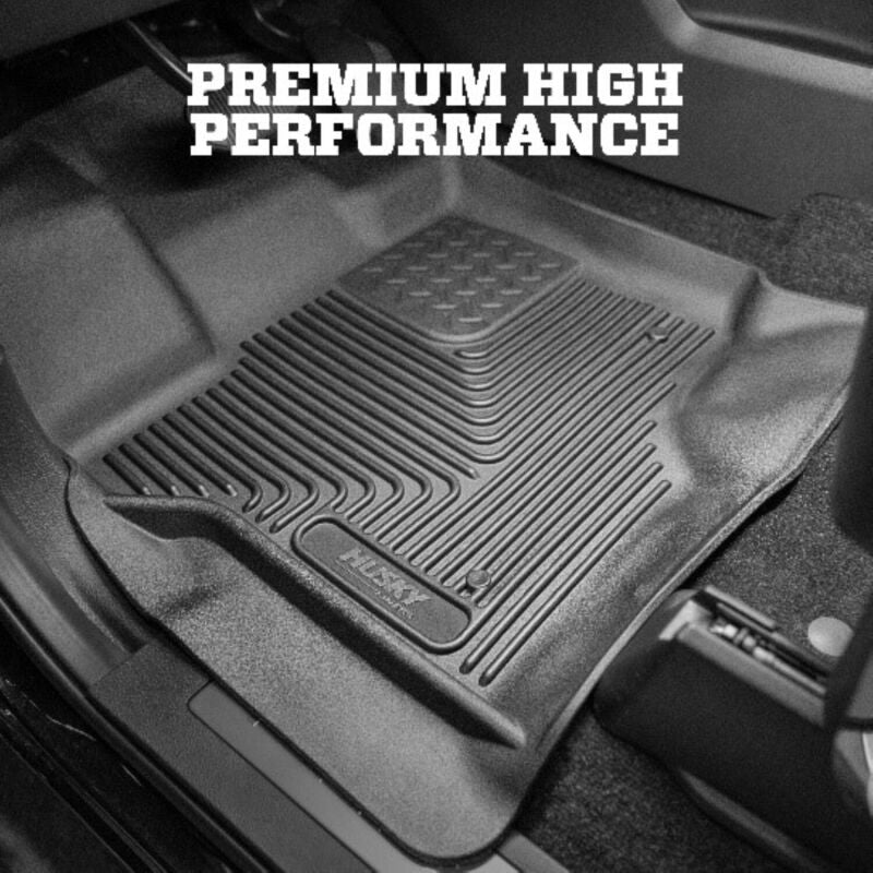 Husky Liners 2015 Chevy Colorado / GMC Canyon Extended Cab X-Act Contour Black 2nd Row Floor Liners