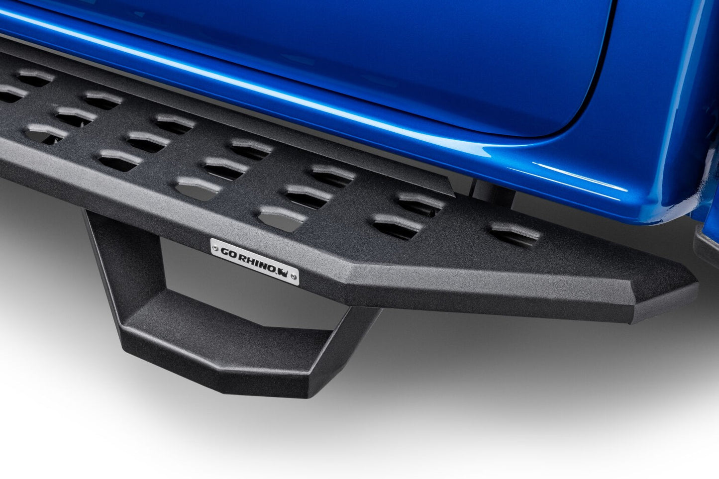 RB20 Running Boards With Mounting Brackets & 2 Pairs of Drop Steps Kit Textured Black 2019-2026 Ford Ranger Go Rhino