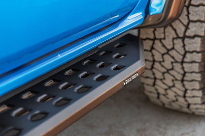 RB20 Running Boards With Mounting Brackets Textured Black 2019-2026 Ford Ranger Go Rhino