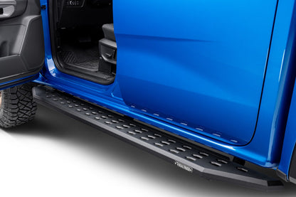 RB20 Running Boards With Mounting Brackets Textured Black 2019-2026 Ford Ranger Go Rhino
