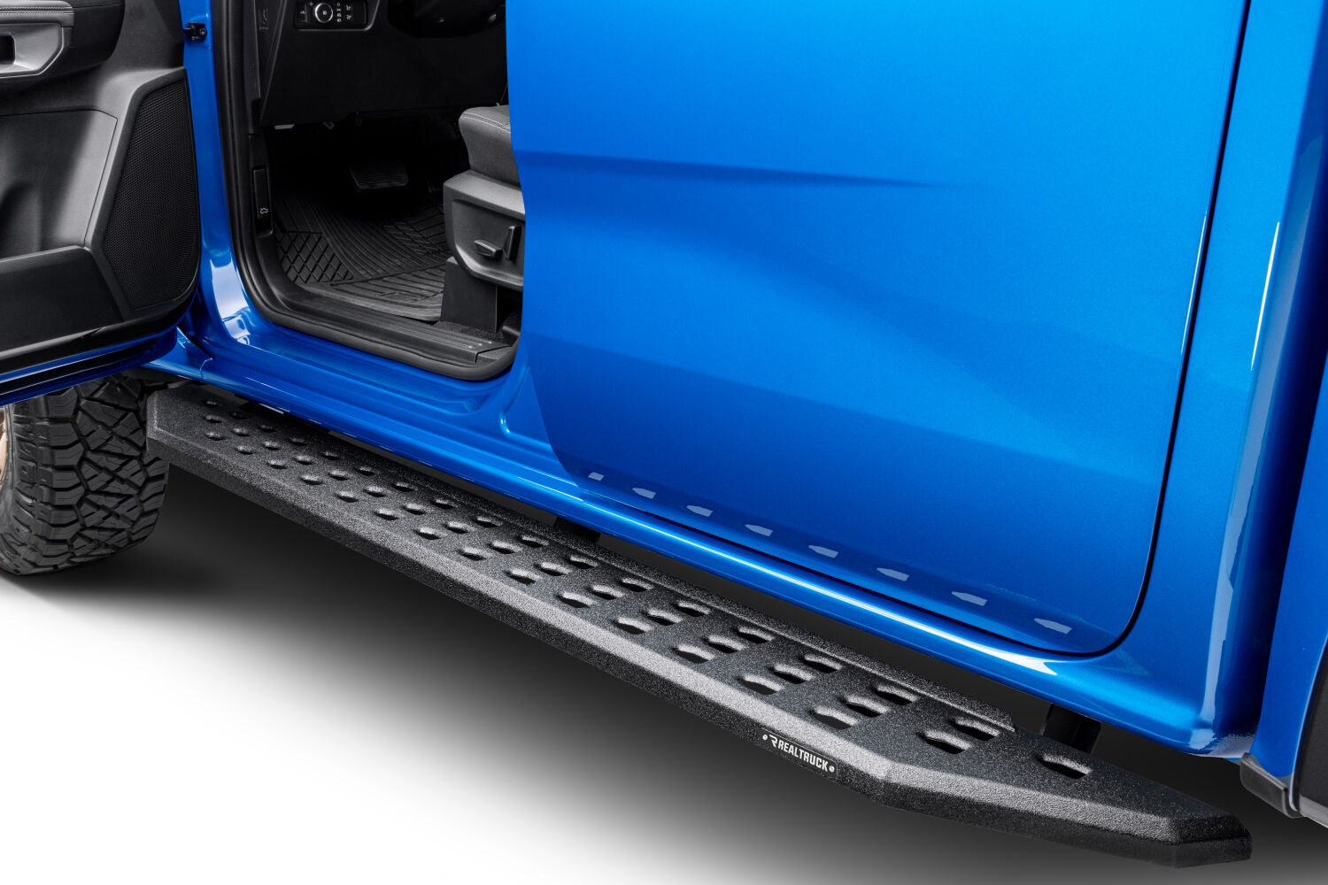 RB20 Running Boards With Mounting Brackets Protective Bedliner Coating 2019-2026 Ford Ranger Go Rhino