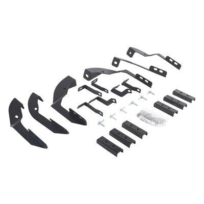 RB10 Running Boards Mounting Brackets Only Textured Black 2015-2018 Silverado/Sierra 2500 HD/3500 HD Extended Cab Go Rhino