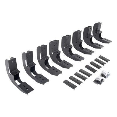 V Series V3, RB30 and RB Slim Side Steps Mounting Brackets Only Textured Black 2019-2026 Silverado/Sierra 1500/2500 HD Go Rhino