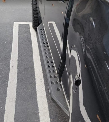 RB20 Running Boards With Mounting Brackets Textured Black 2019-2026 Silverado/Sierra 1500/2500 HD Go Rhino