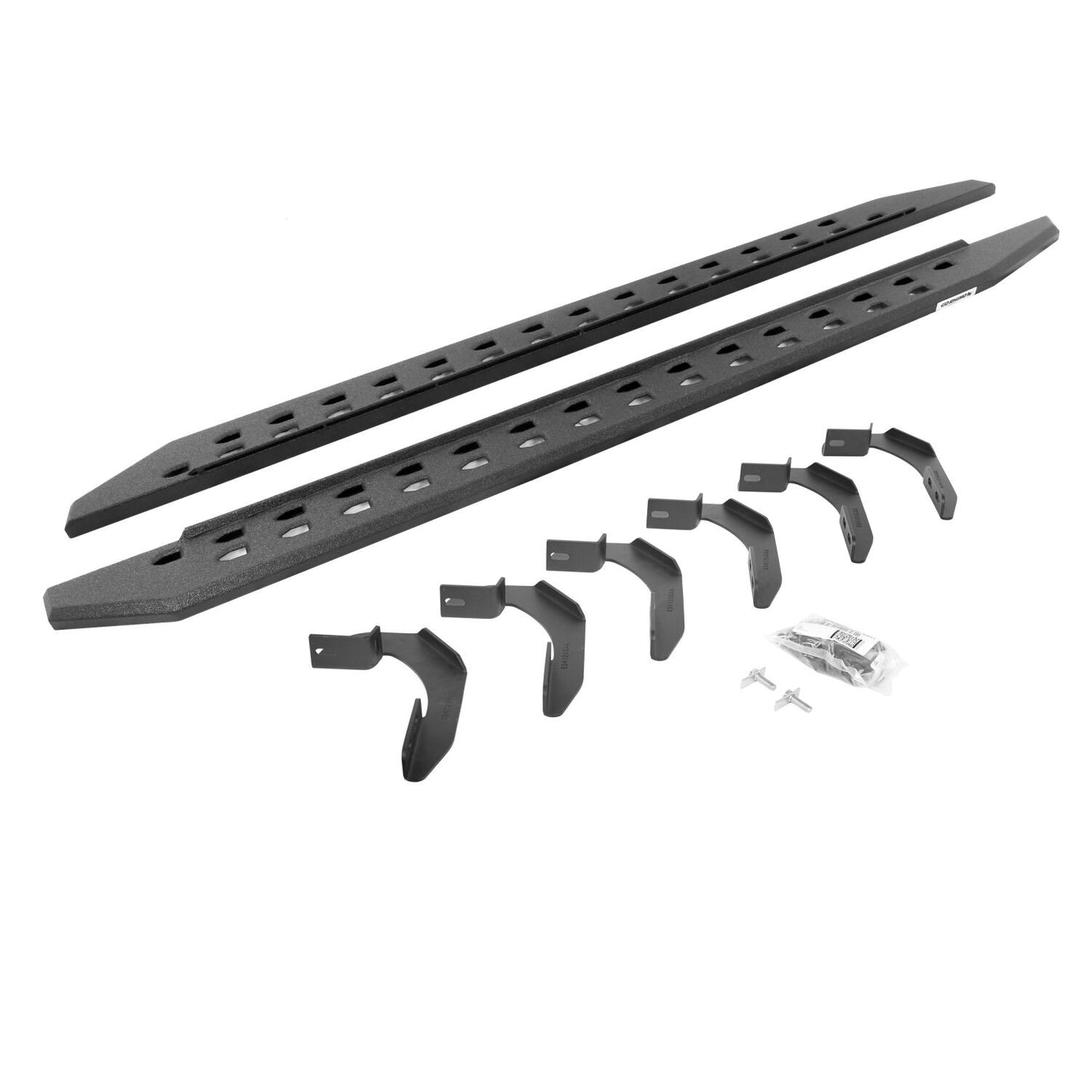 RB20 Slim Line Running Boards With Mounting Brackets Protective Bedliner Coating 2004-2014 Ford F-150 Extended Cab Go Rhino