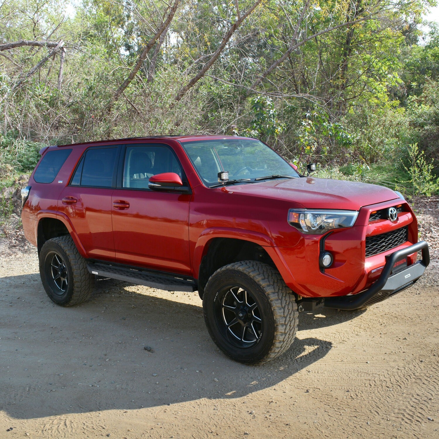 RB20 Running Boards 80 Inch With Mounting Brackets Protective Bedliner Coating 2004-2014 Ford F-150 Go Rhino