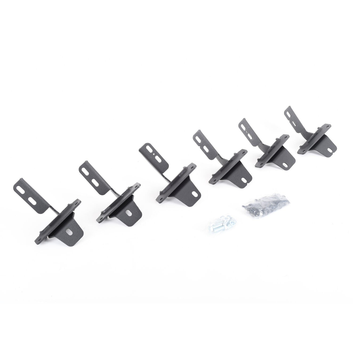 RB10/RB20 Running Boards Mounting Brackets Only Textured Black 2021-2025 Ford Bronco Go Rhino