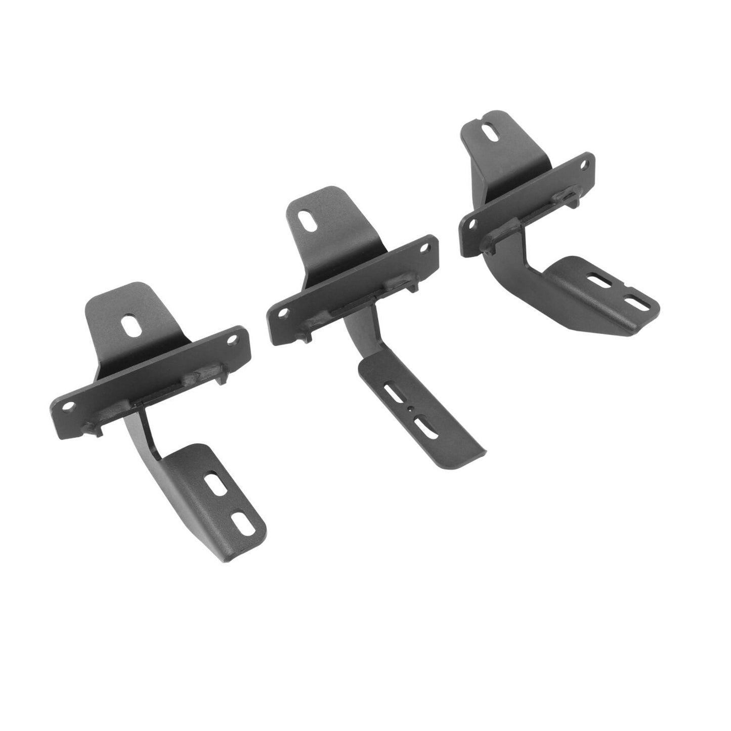 RB10/RB20 Running Boards Mounting Brackets Only Textured Black 2021-2025 Ford Bronco Go Rhino