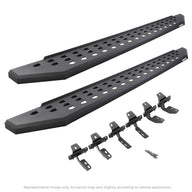 RB20 Running Boards With Mounting Brackets Textured Black 2015-2026 Ford F-150/ F-250/F-350 Go Rhino