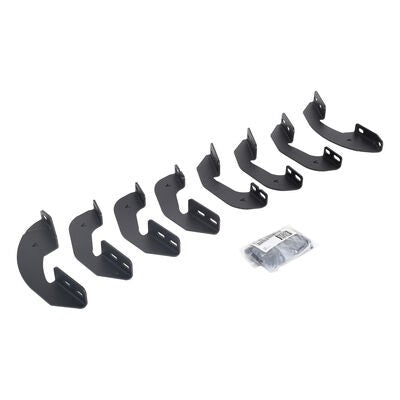 RB10/RB20 Running Boards Mounting Brackets Only Textured Black 2007-2021 Toyota Tundra Go Rhino