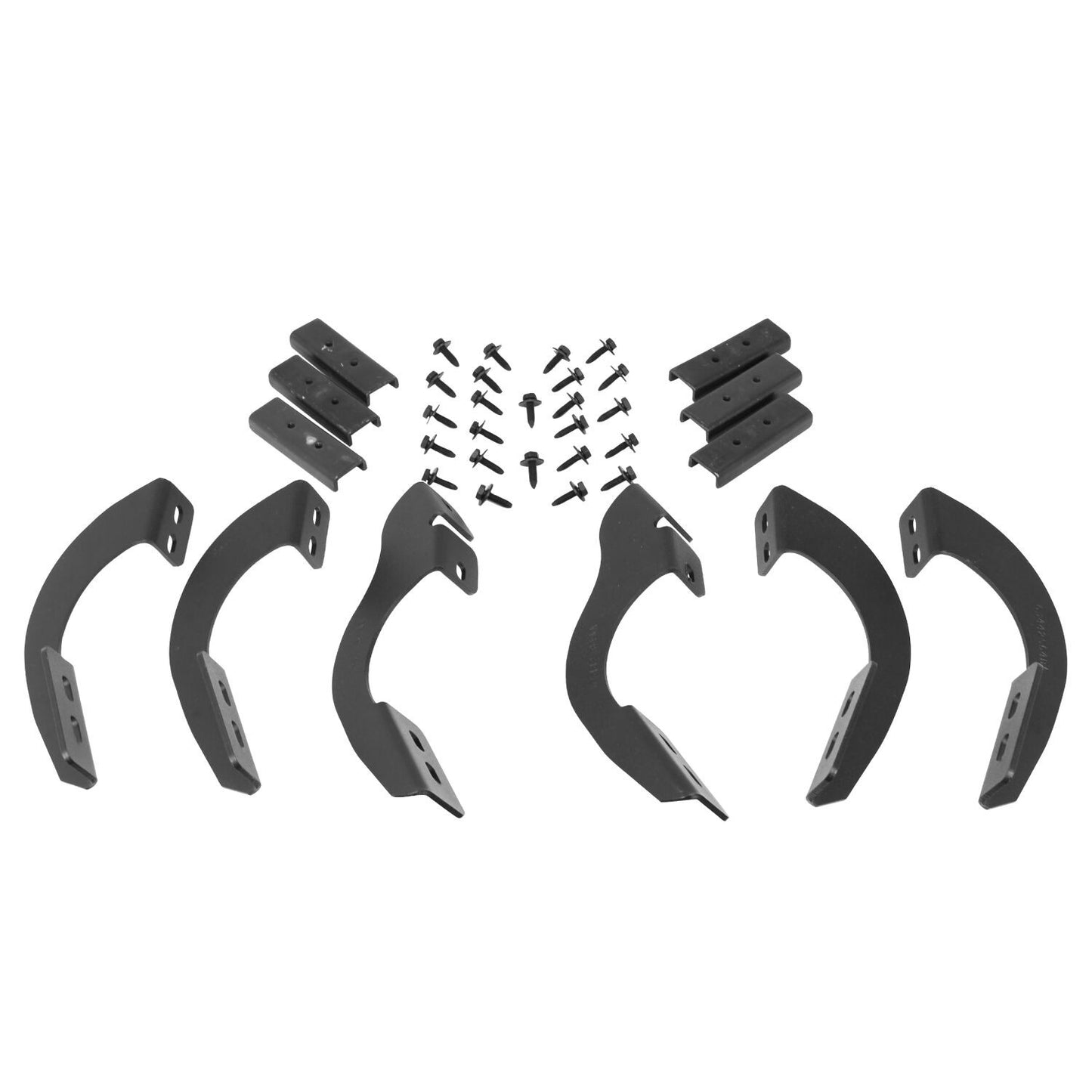 RB10/RB20 Running Boards Mounting Brackets Only Textured Black 2014-2024 Toyota 4Runner Go Rhino