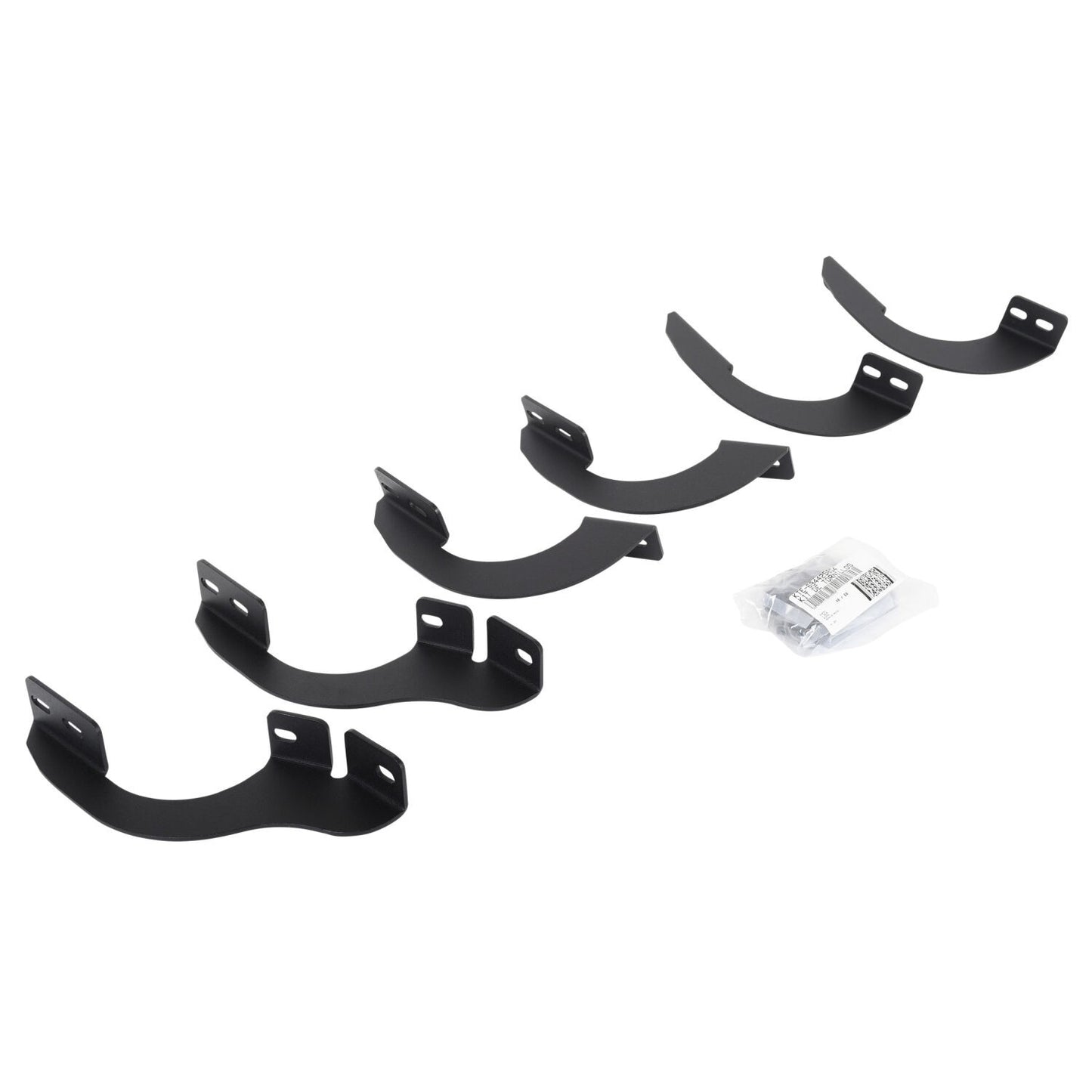 RB10/RB20 Running Boards Mounting Brackets Only Textured Black 2014-2024 Toyota 4Runner Go Rhino
