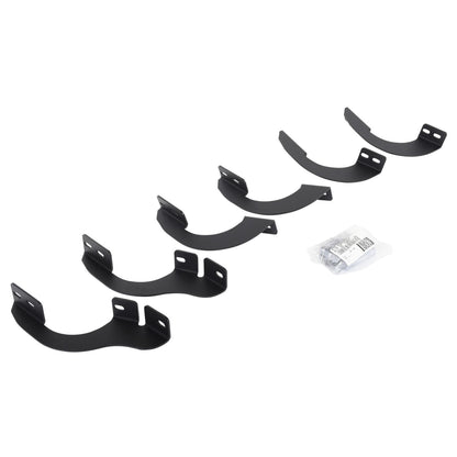 RB10/RB20 Running Boards Mounting Brackets Only Textured Black 2014-2024 Toyota 4Runner Go Rhino