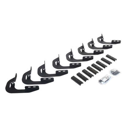 V Series V3, RB30 and RB Slim Side Steps Mounting Brackets Only Textured Black 2014-2024 Toyota 4Runner Go Rhino