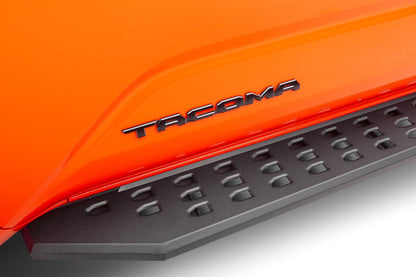RB20 Running Boards W/ Bracket Kit Textured Black 2024-2026 Toyota Tacoma Go Rhino