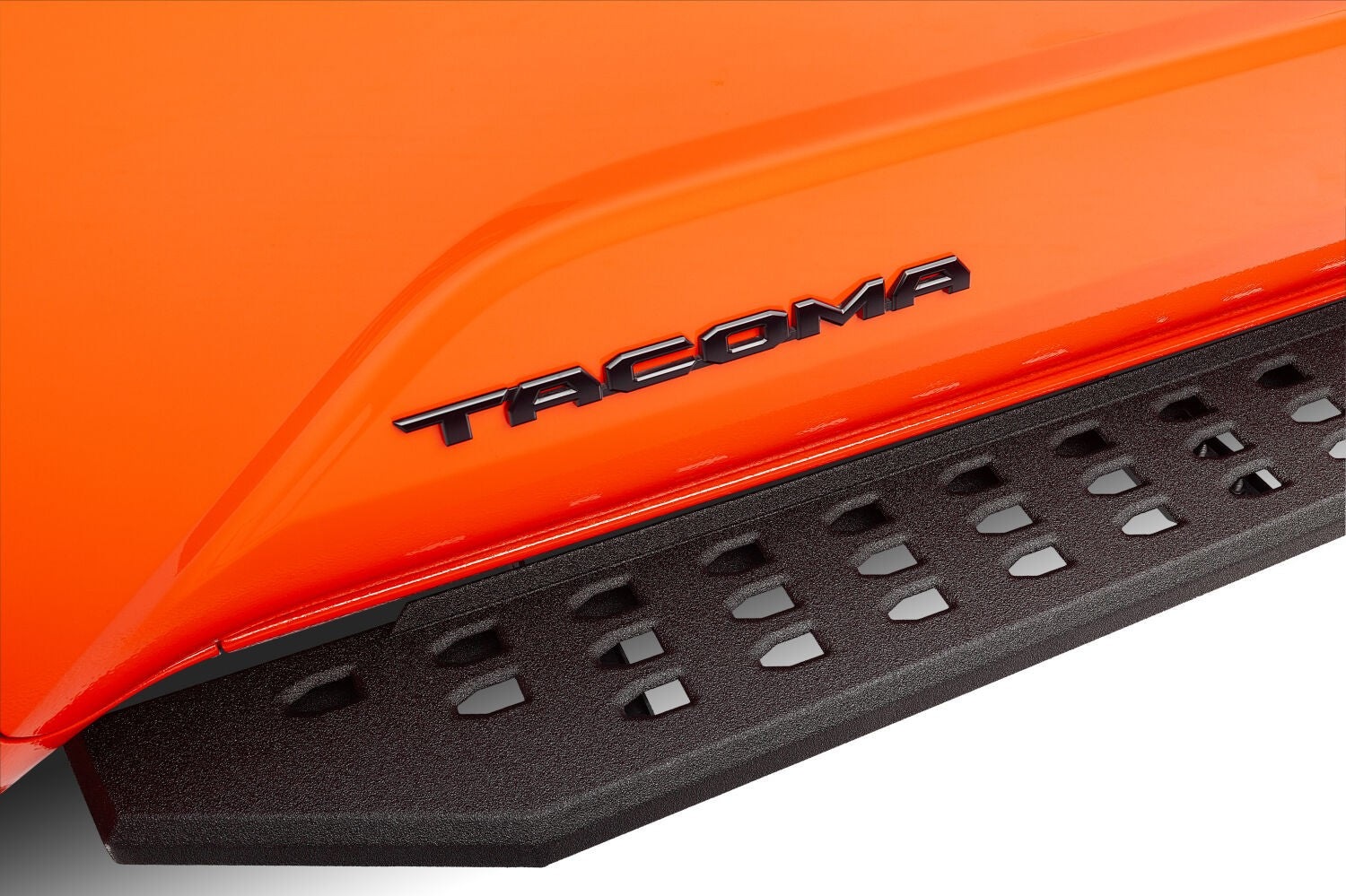 RB20 Running Boards with Mounting Brackets Kit Protective Bedliner coating 2024-2026 Toyota Tacoma Go Rhino