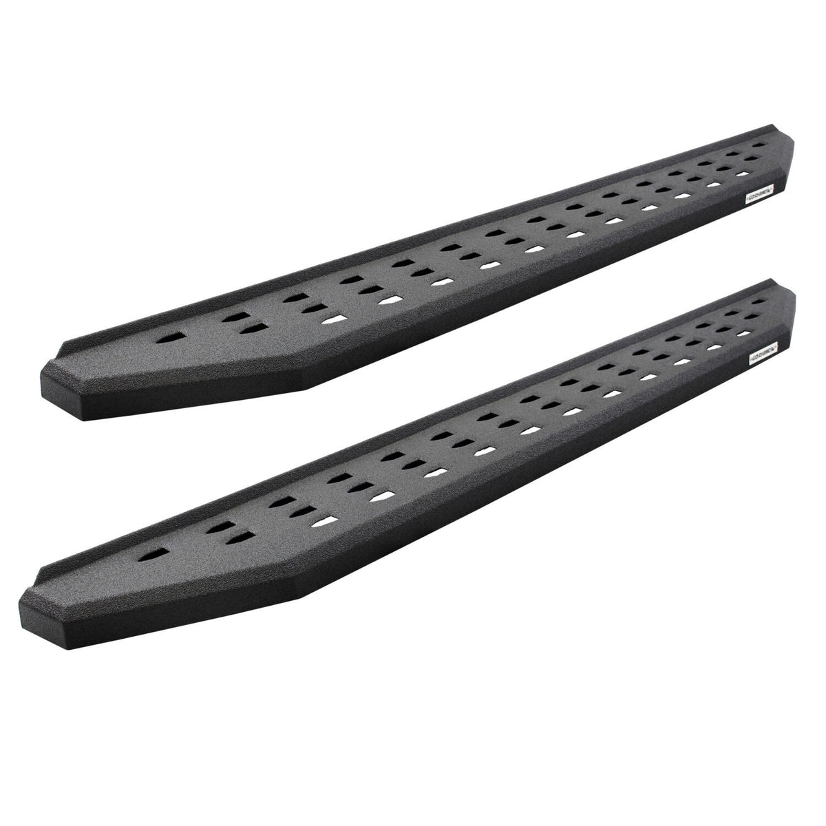 RB20 Running Boards With Mounting Brackets & 2 Pairs of Drop Steps Kit Protective Bedliner Coating 2022-2026 Toyota Tundra Go Rhino