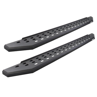 RB20 Running Boards Complete Kit Textured Black: RB20 Running board + Brackets Protective Bedliner coating 2023-2026 Toyota Sequoia Go Rhino
