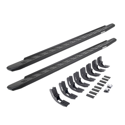 RB30 Running Boards with Mounting Bracket Kit Textured Black 2019-2026 Sierra 1500 2020-2026 Sierra 2500/3500 HD Go Rhino