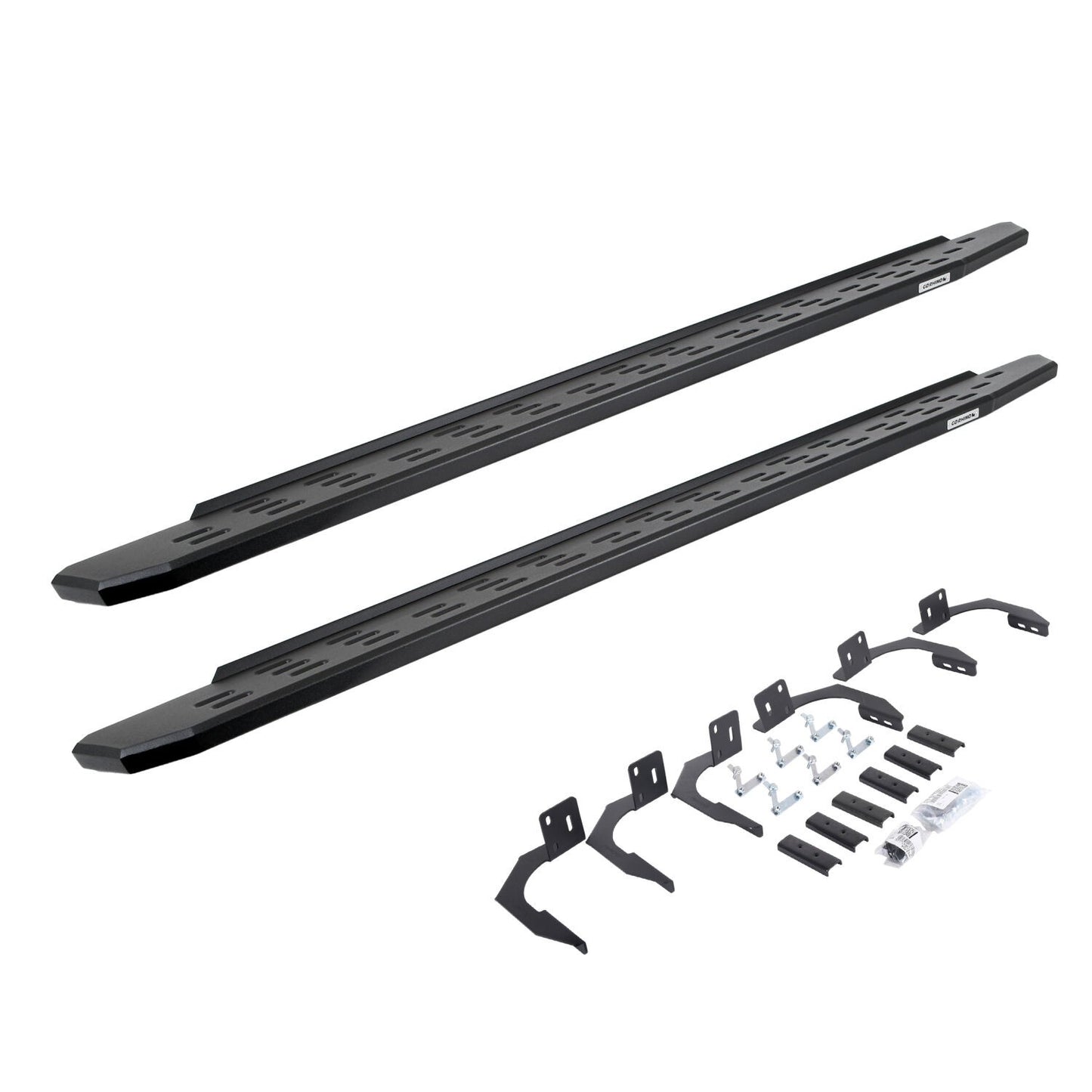 RB30 Running Boards with Mounting Bracket Kit Textured Black 2009-2024 Dodge Ram 1500/2500/3500 Go Rhino