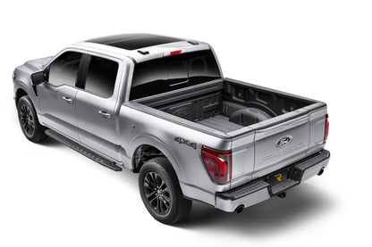 RB30 Slim Line Running Boards with Mounting Bracket Kit Textured Black 2015-2025 Ford F-150/ F-250/F-350 Go Rhino