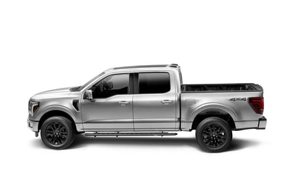 RB30 Slim Line Running Boards with Mounting Bracket Kit Textured Black 2015-2025 Ford F-150/ F-250/F-350 Go Rhino