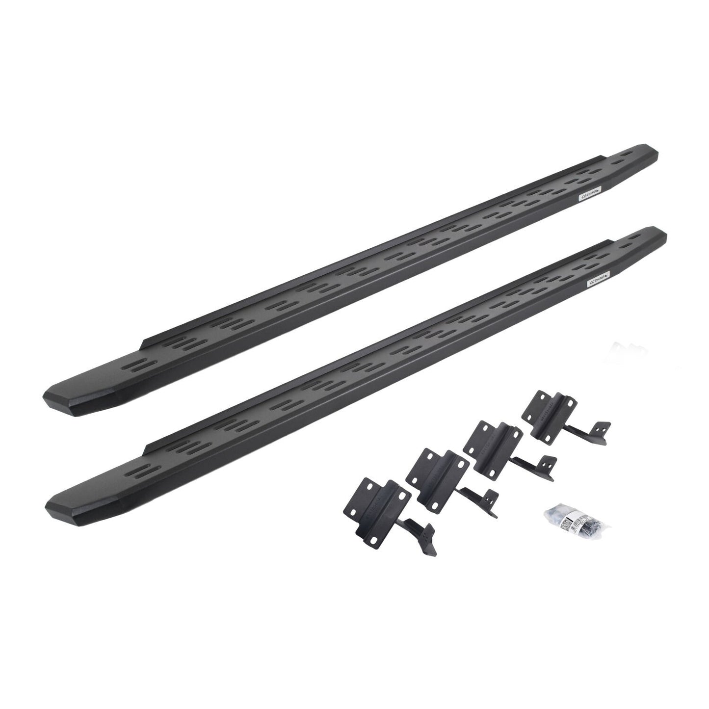 RB30 Running Boards with Mounting Bracket Kit Textured Black 2015-2026 Ford F-150/ F-250/F-350 Go Rhino