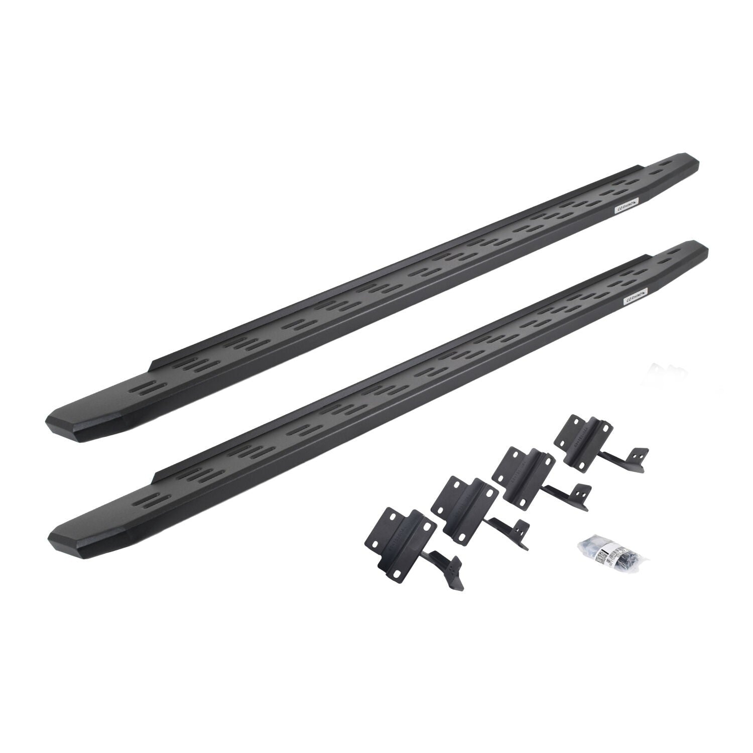 RB30 Running Boards with Mounting Bracket Kit Textured Black 2015-2026 Ford F-150/ F-250/F-350 Go Rhino