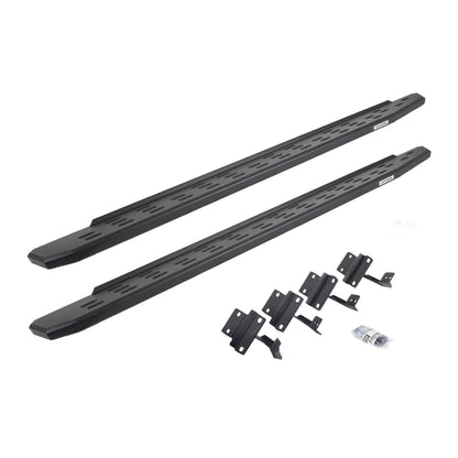 RB30 Running Boards with Mounting Bracket Kit Textured Black 2015-2026 Ford F-150/ F-250/F-350 Go Rhino