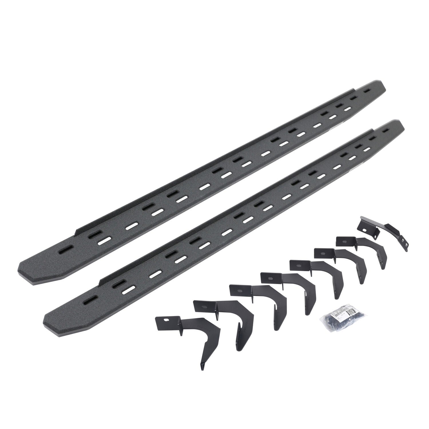 RB30 Slim Line Running Boards with Mounting Bracket Kit Protective Bedliner Coating 2015-2026 Colorado/Canyon Go Rhino