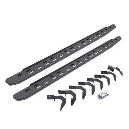 RB30 Slim Line Running Boards with Mounting Bracket Kit Protective Bedliner Coating 2015-2026 Colorado/Canyon Go Rhino