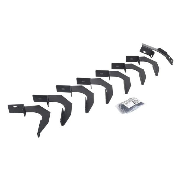 RB30 Running Boards with Mounting Bracket Kit Protective Bedliner Coating 2015-2026 Colorado/Canyon Go Rhino
