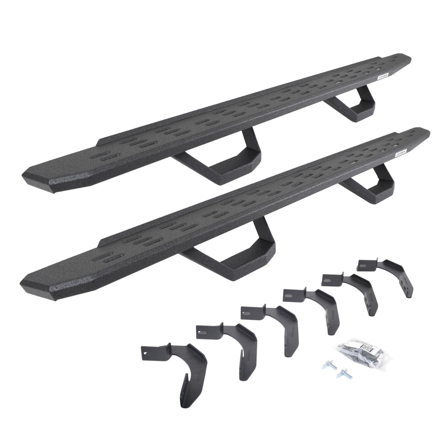 RB30 Boards W/Brackets & 2 Pairs of Drops Steps Bedliner 2006-2026 Nissan Frontier Go Rhino