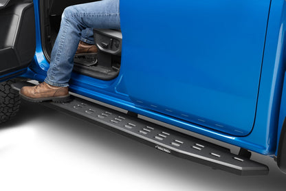 RB30 Running Boards with Mounting Bracket Kit Textured Black 2019-2026 Ford Ranger Go Rhino