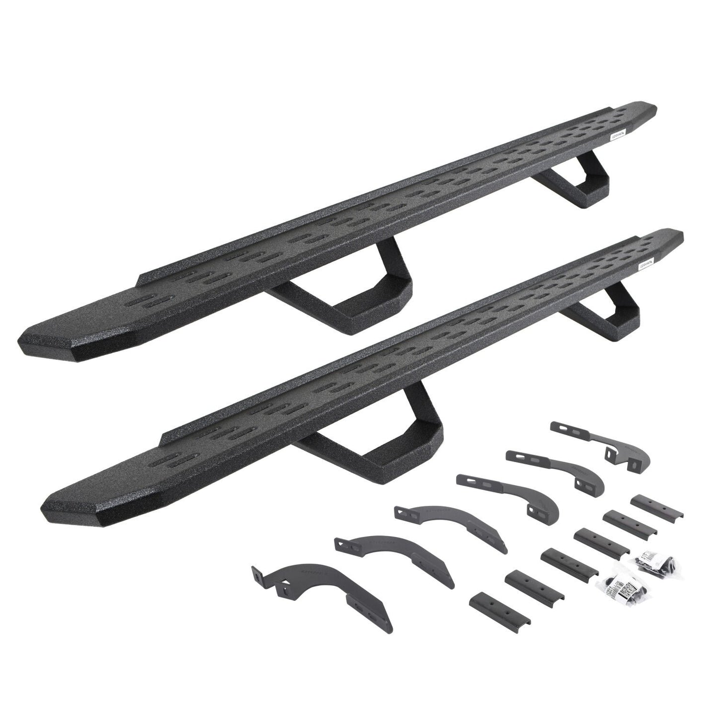 RB30 Running Boards W/Brackets, 2 Pairs DropStepsKit Bedliner 2024-2026 Toyota Tacoma Go Rhino