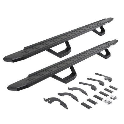 RB30 Running Boards W/Brackets, 2 Pairs DropStepsKit Bedliner 2024-2026 Toyota Tacoma Go Rhino