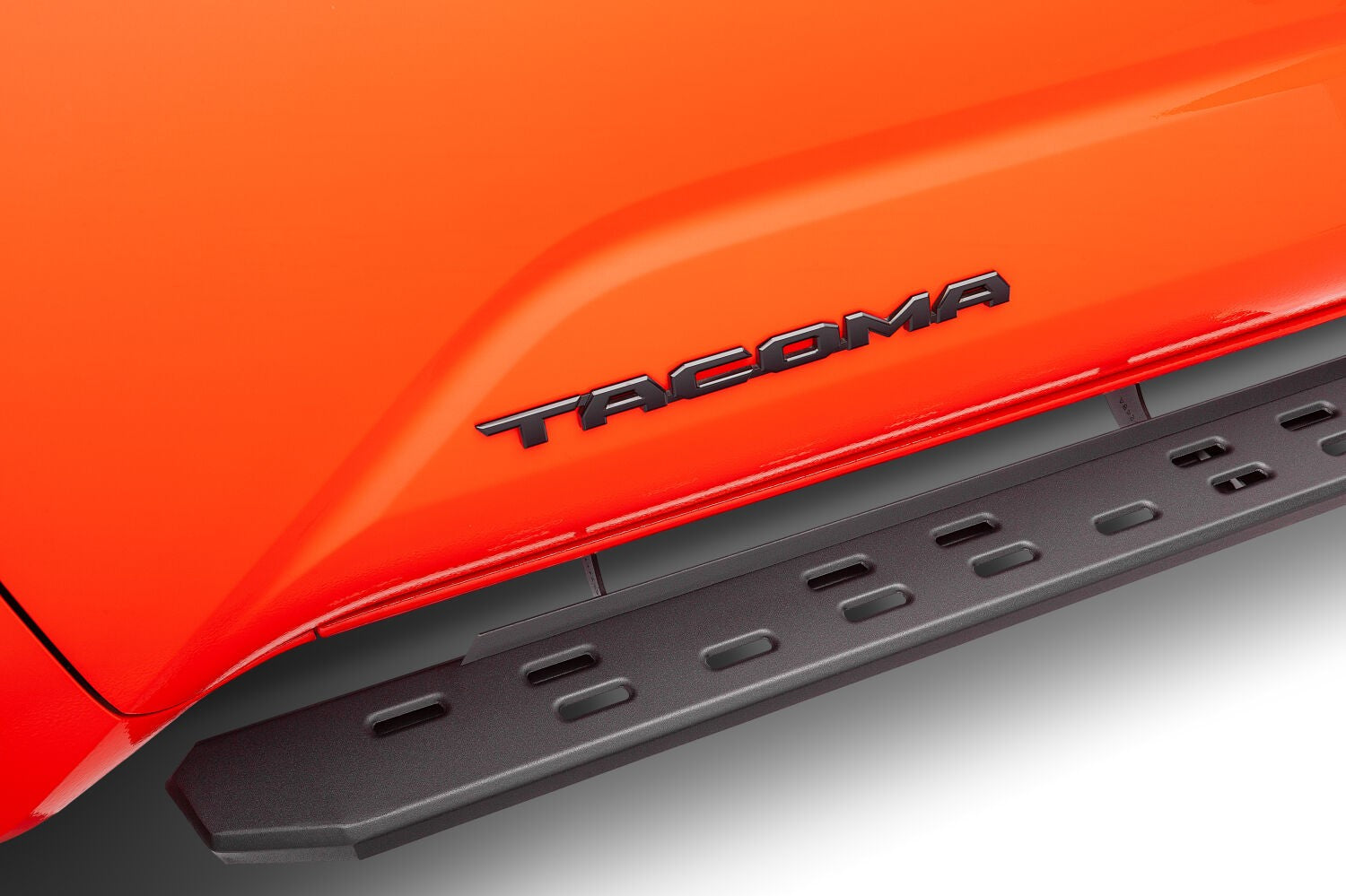 RB30 Slim Line Running Boards W/Bracket Kit Text Black 2024-2025 Toyota Tacoma Go Rhino