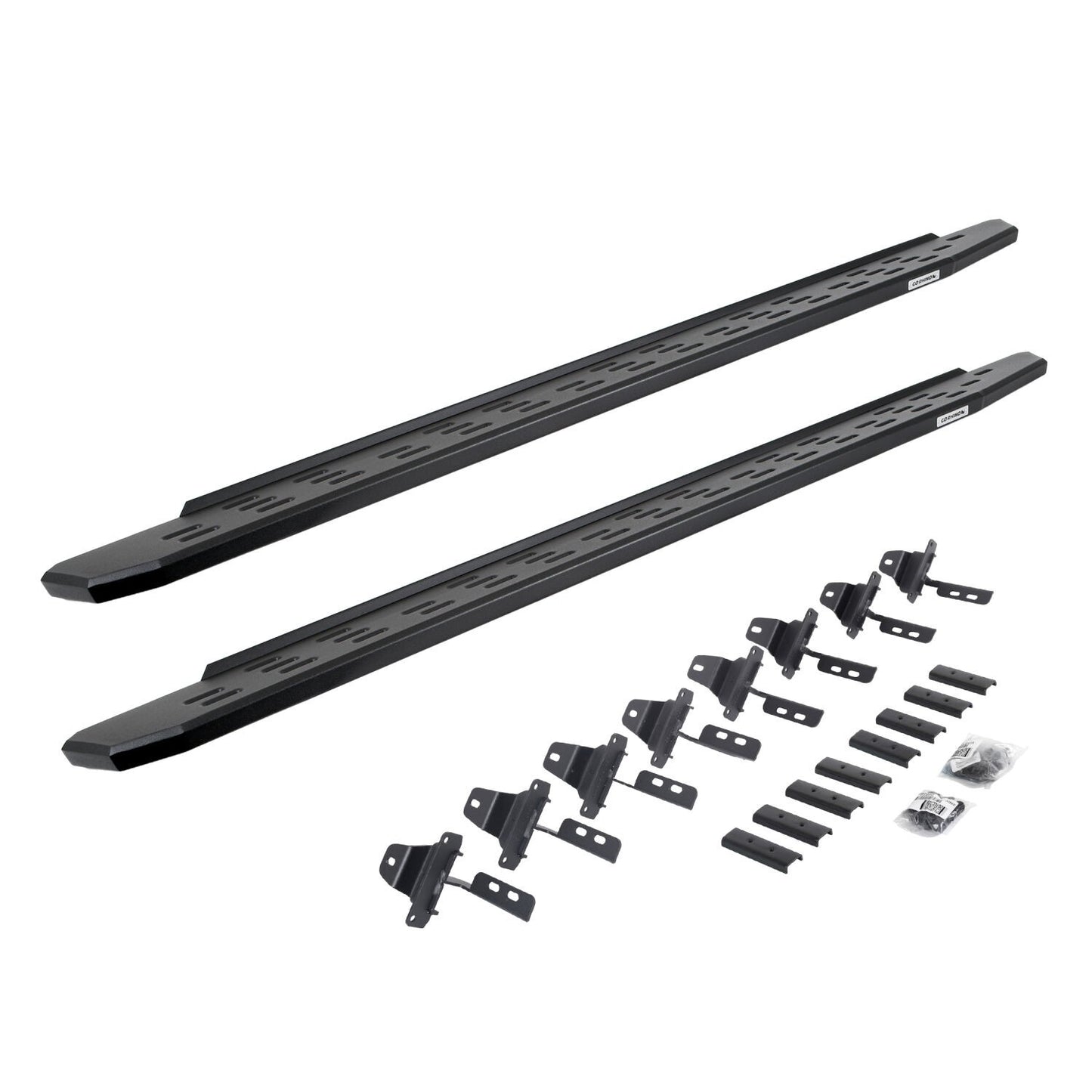 RB30 Running Boards with Mounting Bracket Kit Textured Black 2020-2025 Jeep Gladiator Go Rhino
