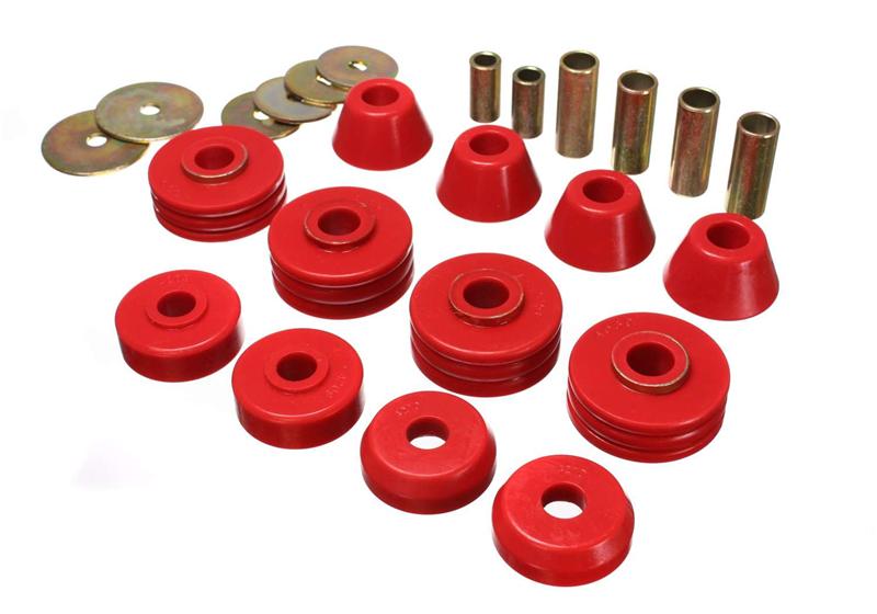 Energy Suspension GM Cab Mount Set - Red