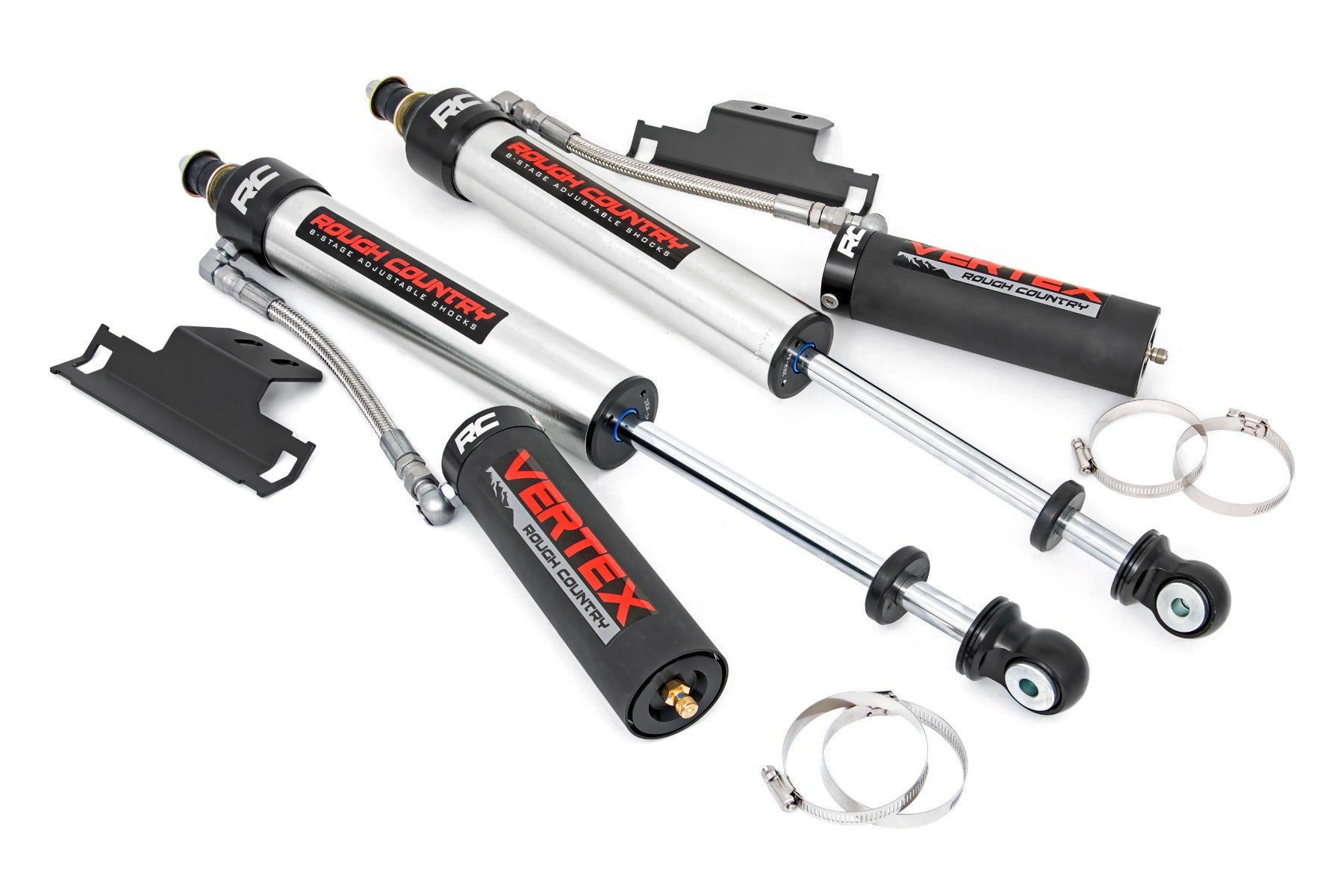 Vertex 2.5 Reservoir Rear Shocks | 3" | Toyota Tacoma 2WD/4WD (2005-2023)