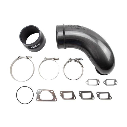 Wehrli 11-16 GM Duramax LML 5in Intake Horn - Bengal Silver