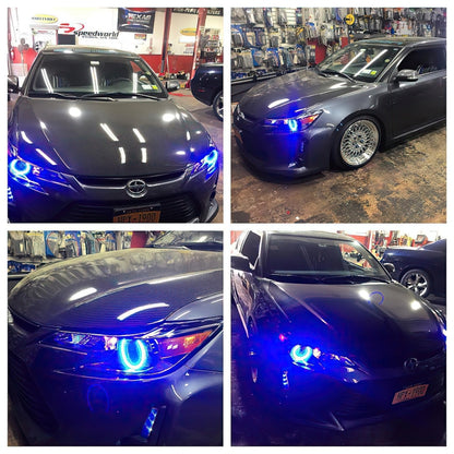 Oracle Scion tC 14-16 Halo Kit - ColorSHIFT w/ Simple Controller