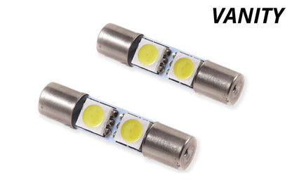 Diode Dynamics 28mm SMF2 LED Bulb - Amber (Pair)